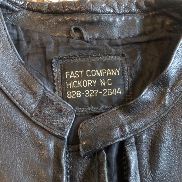 Motorcycle leather jacket size 2xl - Picture 2 of 2